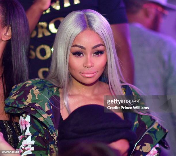 Blac Chyna attends a Party Hosted By Amber Rose at Gold Room on September 23, 2017 in Atlanta, Georgia.