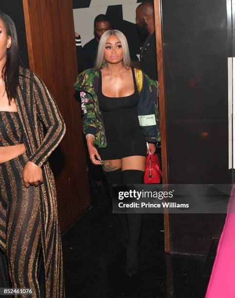 Blac Chyna attends a Party Hosted By Amber Rose at Gold Room on September 23, 2017 in Atlanta, Georgia.