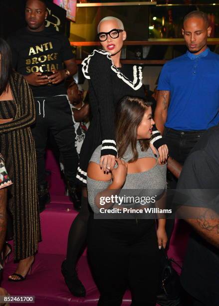 Amber Rose Hosts a Party at Gold Room on September 23, 2017 in Atlanta, Georgia.