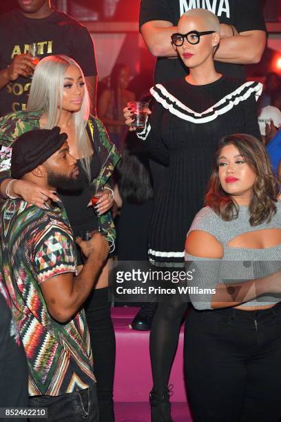 Blac Chyna and Amber Rose attend a Party Hosted By Amber Rose at Gold Room on September 23, 2017 in Atlanta, Georgia.