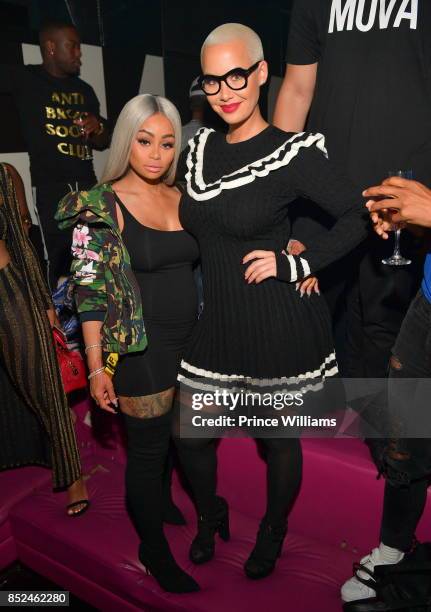 Blac Chyna and Amber Rose attend a Party Hosted By Amber Rose at Gold Room on September 23, 2017 in Atlanta, Georgia.