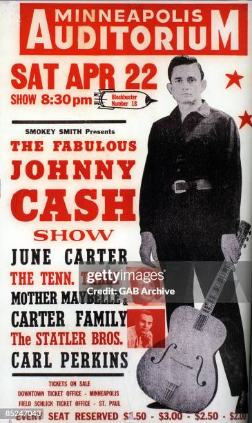 Photo of Johnny CASH and CONCERT POSTERS, Johnny Cash