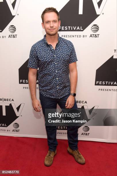 Patrick J. Adams attends the Tribeca TV Festival screening of Pillow Talk at Cinepolis Chelsea on September 23, 2017 in New York City.