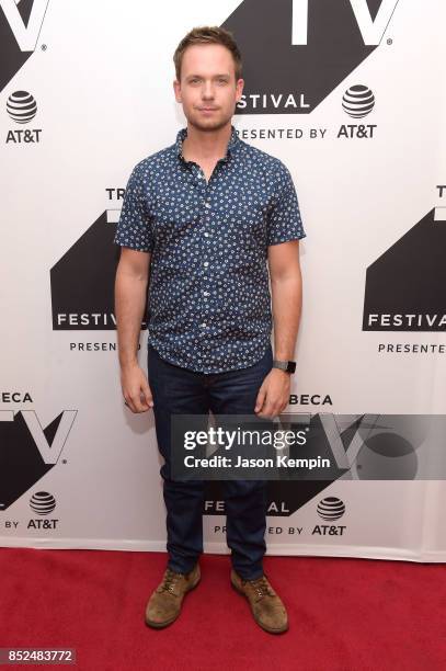 Patrick J. Adams attends the Tribeca TV Festival screening of Pillow Talk at Cinepolis Chelsea on September 23, 2017 in New York City.