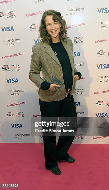 Leah Wood attends the Lastminute.com Restaurant Week 2009 launch on March 4, 2009 in London England.