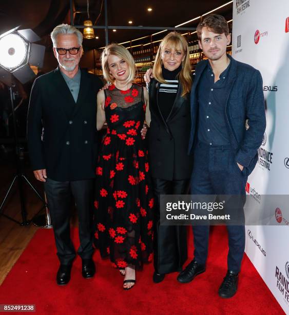 Trevor Eve, Alice Eve, Sharon Maughn and Jack Eve attend the "Bees Make Honey" official screening during the Raindance Film Festival at the Vue West...