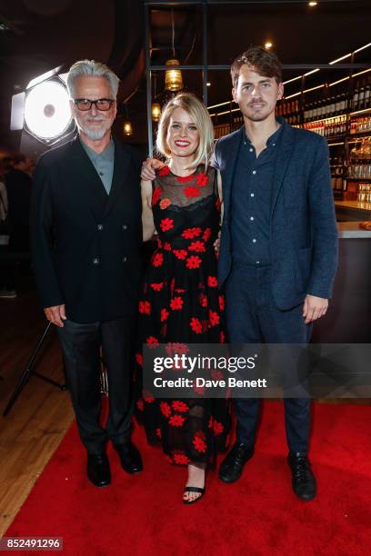 Trevor Eve, Alice Eve and Jack Eve attend the "Bees Make Honey" official screening during the Raindance Film Festival at the Vue West End on...