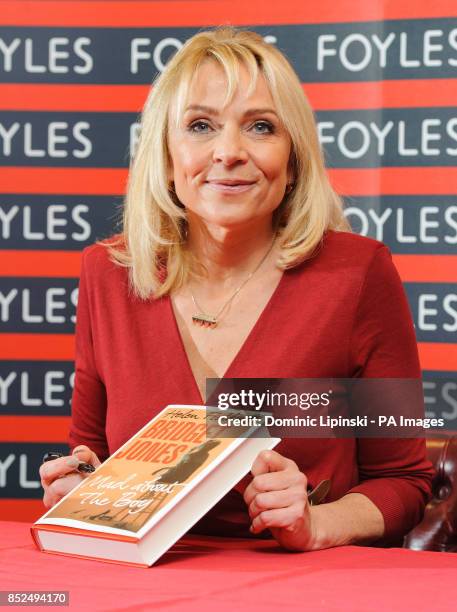 Author Helen Fielding attends a photocall ahead of a signing session for her new book 'Bridget Jones - Mad About the Boy', at Foyles, in central...