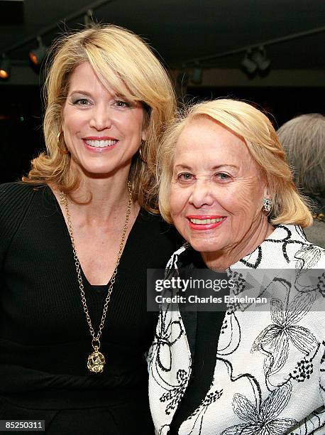 Newscaster Paula Zahn and newspaper columnist Liz Smith attend the 25th Annual Literacy Partners' "Evening Of Readings" at Michael's Restaurant on...