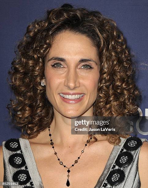 Actress Melina Kanakaredes attends the Alzheimer's Association's 17th annual "A Night at Sardi's" fundraiser at the Beverly Hilton Hotel on March 4,...