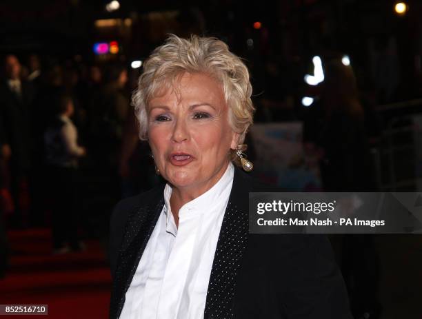 Julie Walters arrives at the premiere of One Chance at the Odeon Leicester Square, central London.