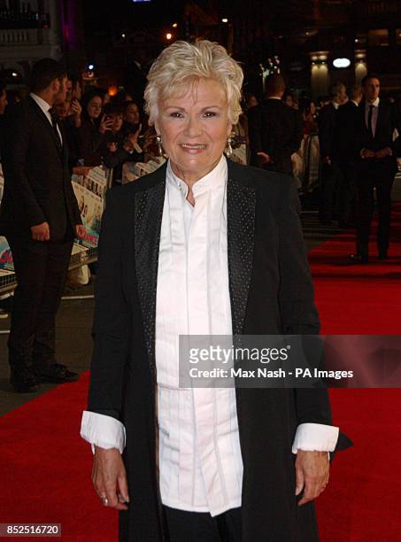 Julie Walters arrives at the premiere of One Chance at the Odeon Leicester Square, central London.