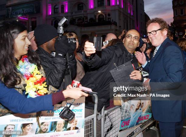 Colm Meaney arrives at the premiere of One Chance at the Odeon Leicester Square, central London.