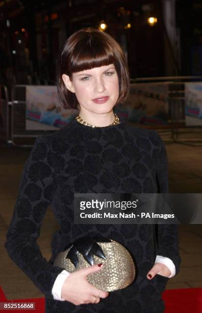 Jemima Rooper arrives at the premiere of One Chance at the Odeon Leicester Square, central London.