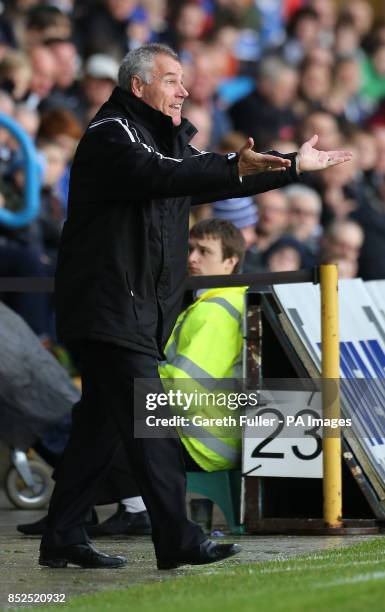 Gillingham Manager Peter Taylor during the Sky Bet League One match at MEMS Priestfield, Gillingham.