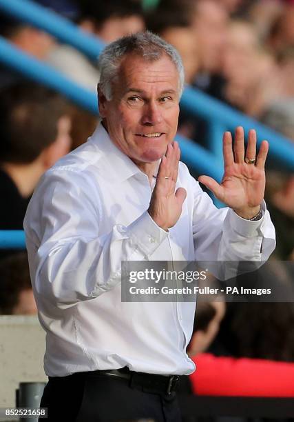 Gillingham Manager Peter Taylor during the Sky Bet League One match at MEMS Priestfield, Gillingham.