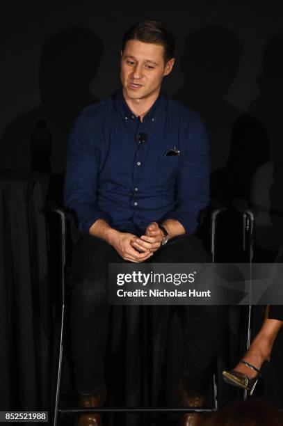 Ben McKenzie speaks at the Tribeca TV Festival sneak peek of Gotham at Cinepolis Chelsea on September 23, 2017 in New York City.