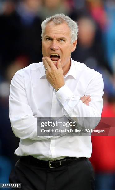 Gillingham Manager Peter Taylor during the Sky Bet League One match at MEMS Priestfield, Gillingham.