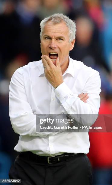 Gillingham Manager Peter Taylor during the Sky Bet League One match at MEMS Priestfield, Gillingham.