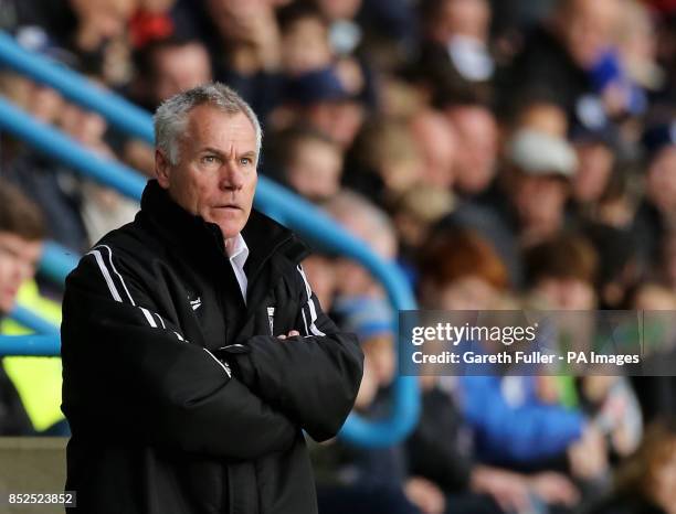 Gillingham Manager Peter Taylor during the Sky Bet League One match at MEMS Priestfield, Gillingham.