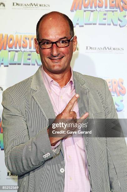 David Koch arrives at the "Monsters Vs Aliens" Australian Premiere at the Greater Union George Street on March 5, 2009 in Sydney, Australia.