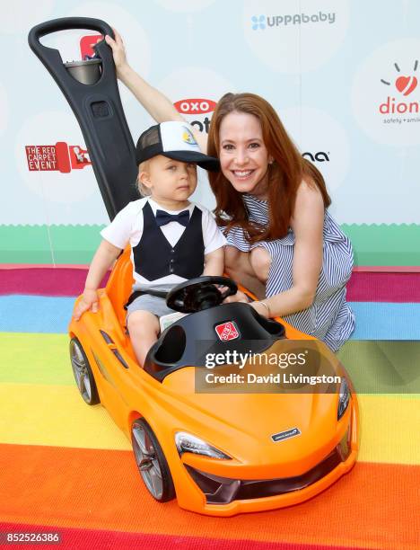 Actress Amy Davidson attends the 6th Annual Celebrity Red CARpet Safety Awareness Event at Sony Studios Commissary on September 23, 2017 in Culver...