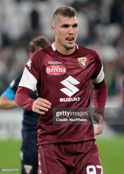 Lyanco during Serie A match between Juventus v Torino, in Turin, on September 23, 2017 .