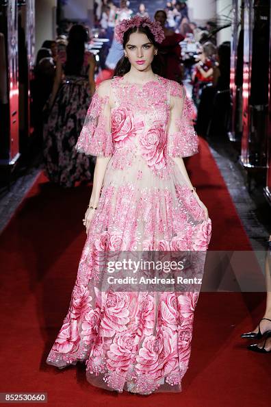 Michelle Yeoh walks the runway at the Dolce & Gabbana secret show ...