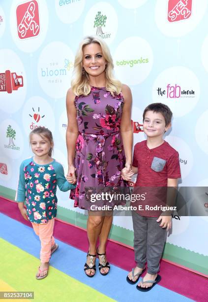 Courtney Friel and family at Step 2 Presents 6th Annual Celebrity Red CARpet Safety Awareness Event on September 23, 2017 in Culver City, California.