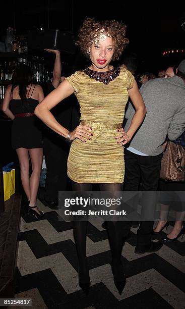 Model Stacey McKenzie attends the Old Navy private party at 1Oak on March 3, 2009 in New York City.