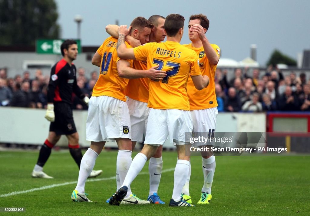 Soccer - Sky Bet League Two - AFC Wimbledon v Oxford United - The Cherry Reds Records Stadium