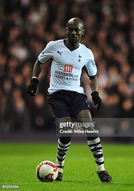 Didier Zokora of Tottenham Hotspur in action during the Barclays Premier League match between Tottenham Hotspur and Middlesbrough at White Hart Lane...