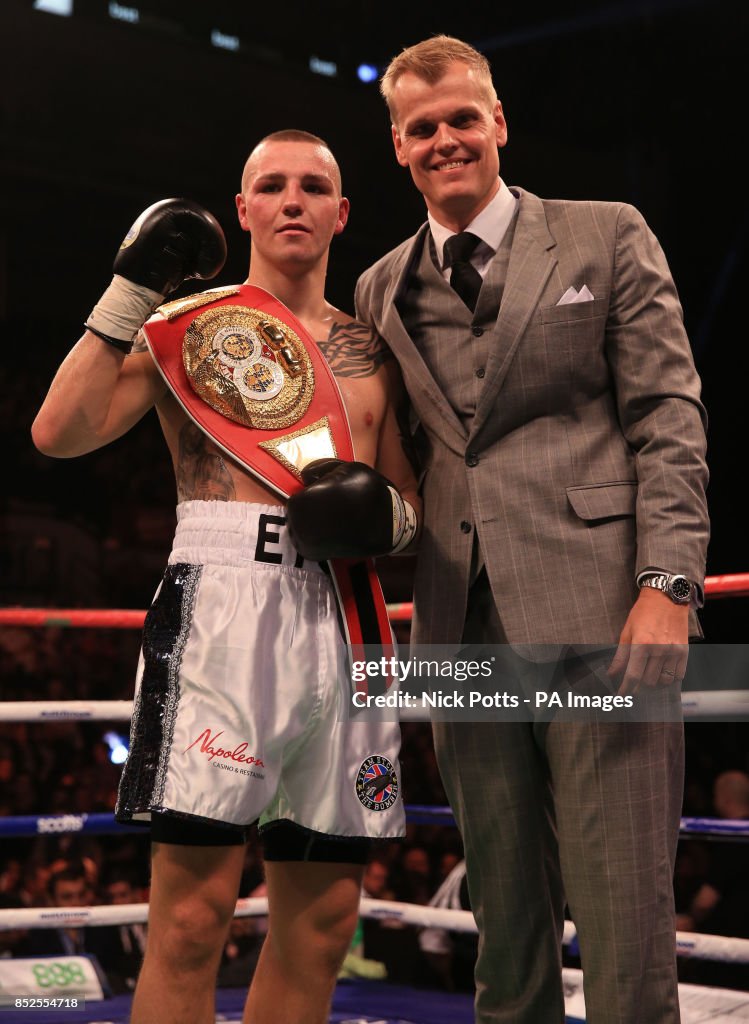 Boxing - IBF Youth Middleweight Bout - Adam Etches v Alexandre Mendes - Motorpoint Arena