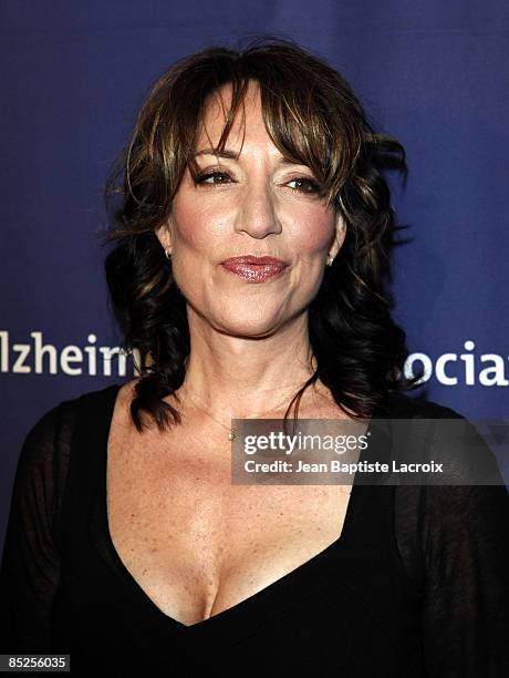 Katey Sagal arrives at The Alzheimer's Association's 17th Annual "A Night At Sardi's" at the Beverly Hilton Hotel on March 4, 2009 in Beverly Hills,...