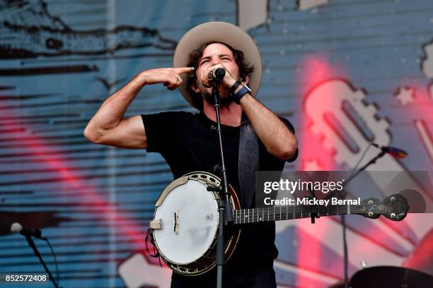 Scott Avett of the Avett Brothers performs during Pilgrimage Music & Cultural Festival on September 23, 2017 in Franklin, Tennessee.