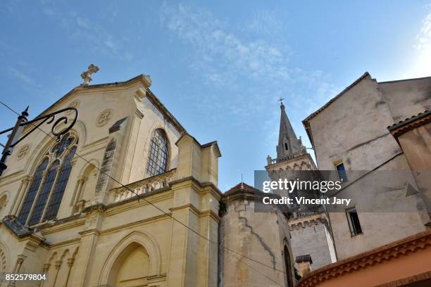 saint michel church draguignan provence france - draguignan photos et images de collection