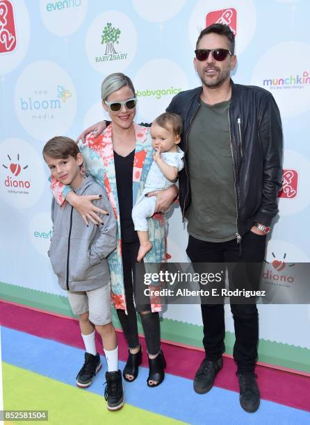 Actress Kathleen Robertson and producer Chris Cowles at Step 2 Presents 6th Annual Celebrity Red CARpet Safety Awareness Event on September 23, 2017...