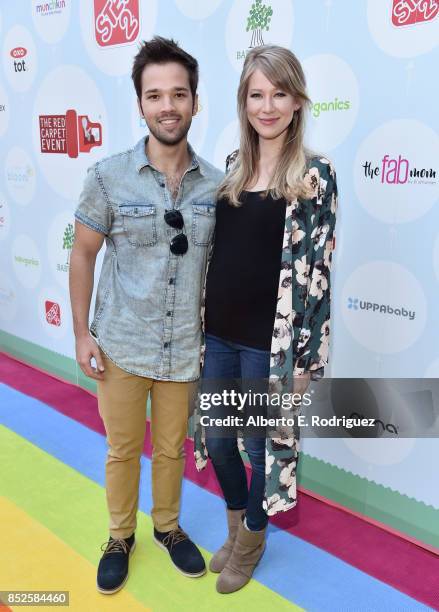 Nathan Kress and London Kress at Step 2 Presents 6th Annual Celebrity Red CARpet Safety Awareness Event on September 23, 2017 in Culver City,...