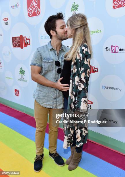 Nathan Kress and London Kress at Step 2 Presents 6th Annual Celebrity Red CARpet Safety Awareness Event on September 23, 2017 in Culver City,...