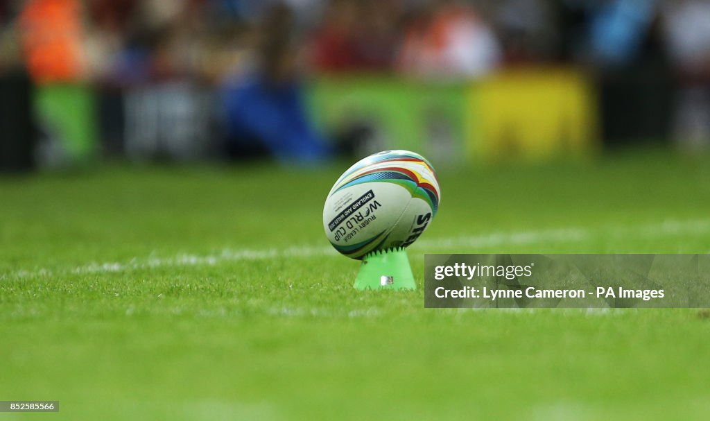 Rugby League - World Cup 2013 - Group A - England v Australia - Millennium Stadium