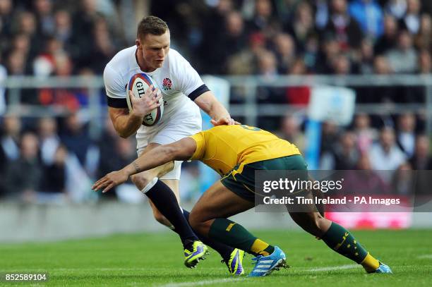 England's Chris Ashton during the QBE International at Twickenham, London.