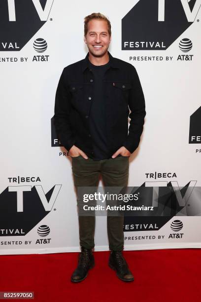 Ryan Hansen attends the Tribeca TV Festival series premiere of Ryan Hansen Solves Crimes on Television at Cinepolis Chelsea on September 23, 2017 in...