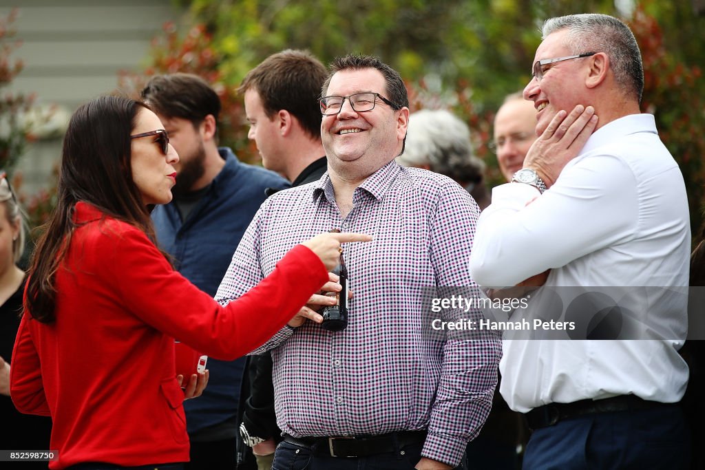 Labour Leader Jacinda Ardern Speaks To Media Following Election