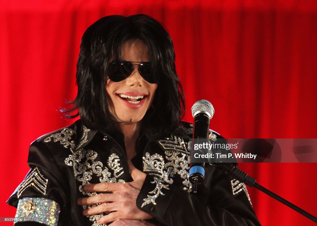 Michael Jackson Announces Plans For Summer Residency At The O2 Arena