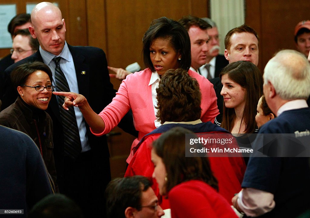 Michelle Obama Visits Homeless Support Organization In DC