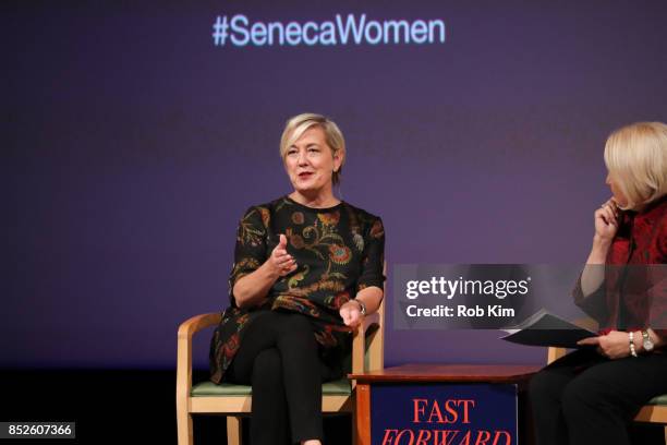 Carolyn Tastad, Group President, North America, Procter & Gamble attends Fast Forward Women's Innovation Forum at The Metropolitan Museum of Art on...
