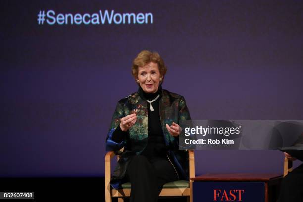 Mary Robinson, former President of Ireland and President, The Mary Robinson Foundation - Climate Justice attends Fast Forward Women's Innovation...