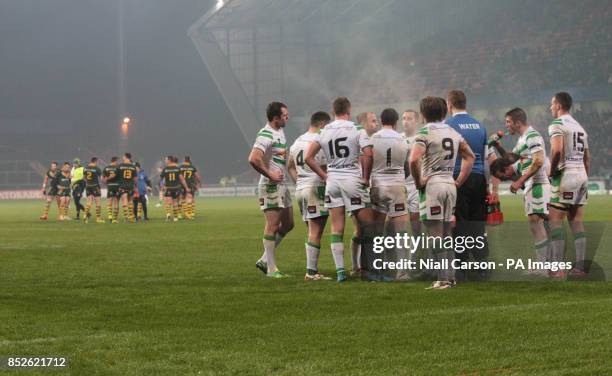 General view during the 2013 World Cup match at Thomond Park, Limerick, Ireland.