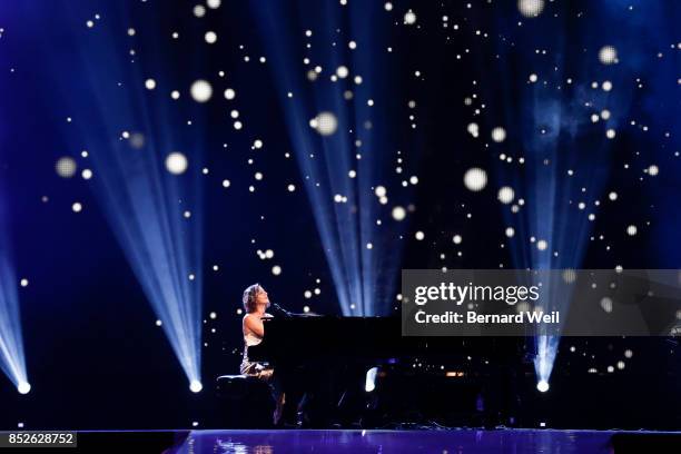 Sarah McLaughlin sings during the opening ceremony of the Invictus Games at Air Canada Centre, Toronto. September 23, 2017.