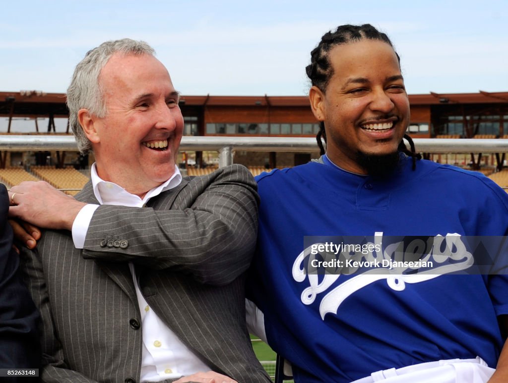 Manny Ramirez Resigns with the Los Angeles Dodgers